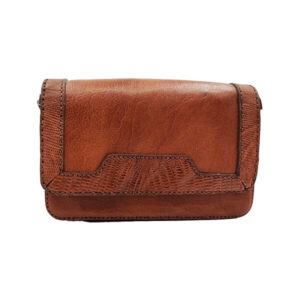 کیف دوشی چرم طبیعی دست‌ دوز wbag-1012