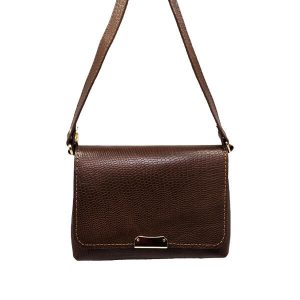 کیف دوشی زنانه چرم دست دوز wbag1024